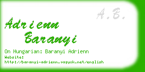 adrienn baranyi business card